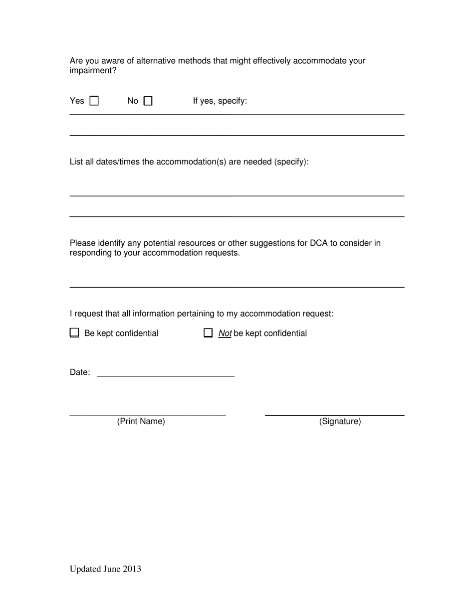 Request for Reasonable Accommodation - Georgia (United States), Page 3
