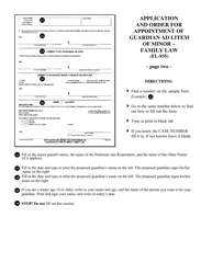 Form FL-935 Application and Order for Appointment of Guardian Ad Litem of Minor - Family Law - Fresno County, California, Page 4