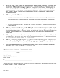 Form 4400-071 Long-Term Care Irrevocable Escrow Agreement (For Use by Solid Waste Landfills) - Wisconsin, Page 2