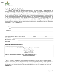 Form IMP-1A Permit Associated Impoundment/Pit Registration - West Virginia, Page 4