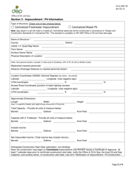 Form IMP-1B Centralized Impoundment/Pit Application - West Virginia, Page 2