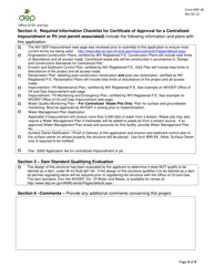 Form IMP-1B Centralized Impoundment/Pit Application - West Virginia, Page 3