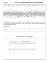 Form DS-3000 Newsrack Permit Application - City of San Diego, California, Page 2