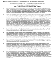 Application for and Writ of Execution Financial Institution - Connecticut, Page 2