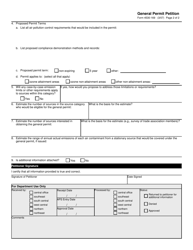 Form 4530-169 General Permit Petition - Wisconsin, Page 2
