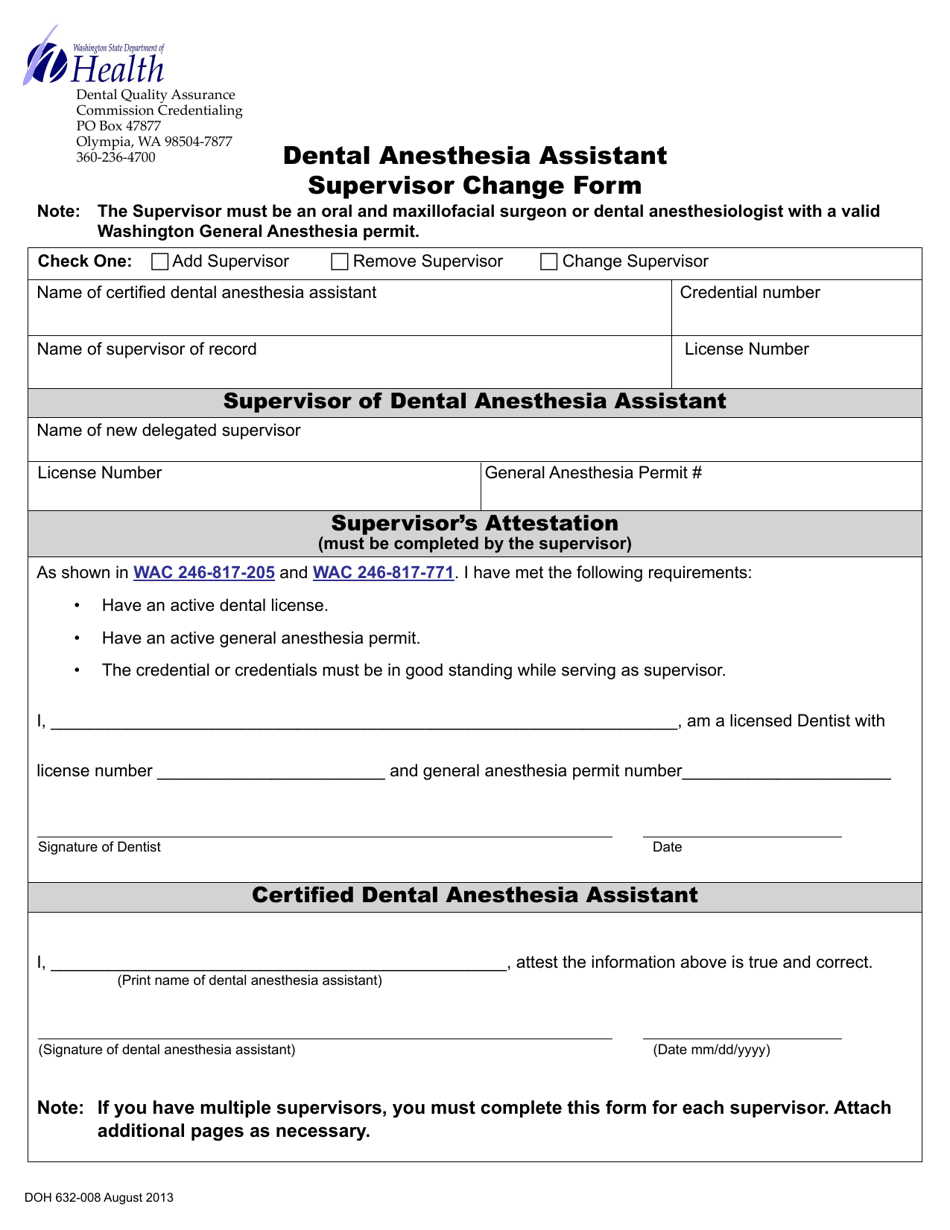 DOH Form 632008 Fill Out, Sign Online and Download Printable PDF