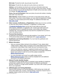 Instructions for DOH Form 651-004 Medical Assistant-Registered Credential Application - Washington, Page 2