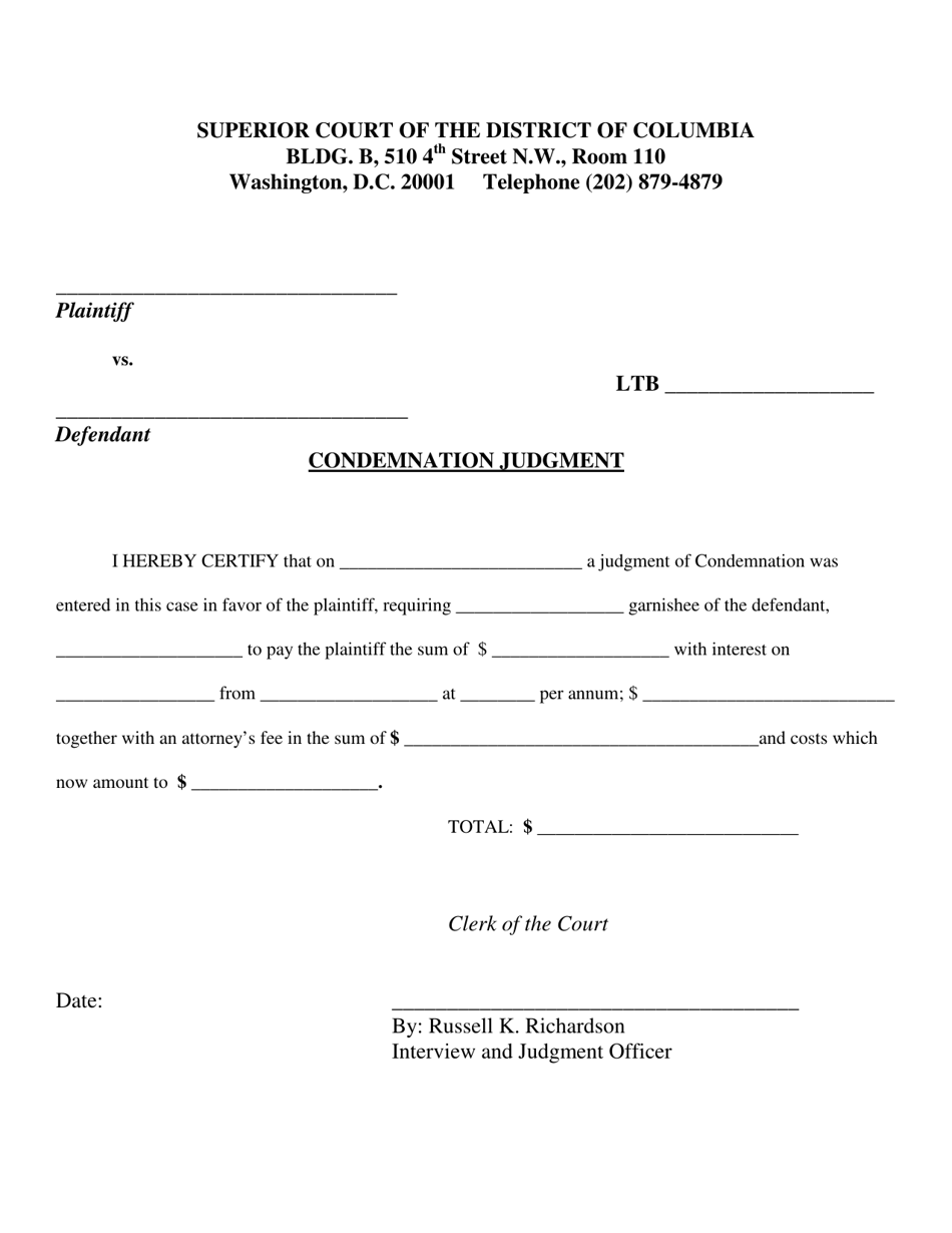 washington-d-c-condemnation-judgment-fill-out-sign-online-and