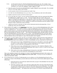 Instructions for Form 1C Verified Complaint for Possession of Real Property (Nonpayment of Rent and Other Grounds for Eviction - Residential Property) - Washington, D.C., Page 2