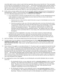 Instructions for Form 1D Verified Complaint for Possession of Real Property (Commercial Property) - Washington, D.C., Page 2