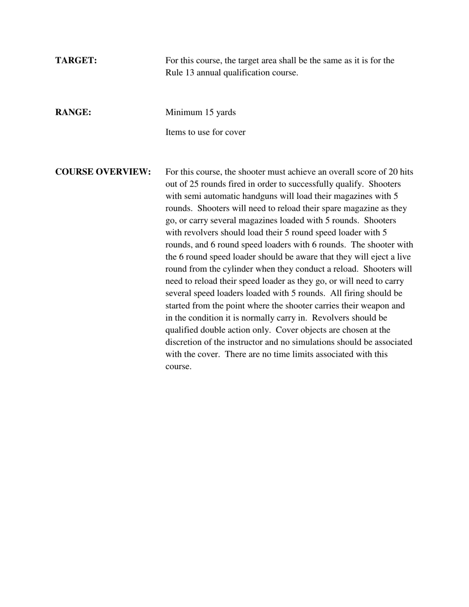 Annual Qualification Record for Back up and off Duty Handguns - Vermont, Page 2