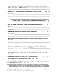 Form LIICPE Level II Certification Process Evaluation Form - Vermont, Page 3