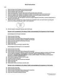 Professional Fund-Raising Counsel&#039;s and/or Professional Solicitor&#039;s Bond - West Virginia, Page 4