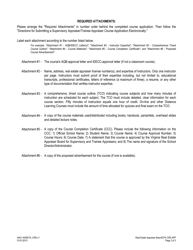 Form A461-4006STA_CRS Supervisory Appraiser/Trainee Appraiser Course Application - Virginia, Page 2