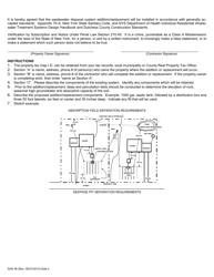 Form SAN36 Wastewater Disposal System Registration &amp; Notice of Intent - Dutchess County, New York, Page 2