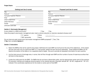 Wv Construction Stormwater Permit Application Addendum for Chesapeake Bay Counties - West Virginia, Page 2