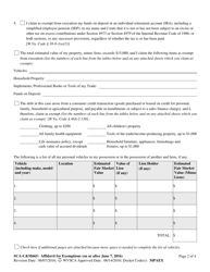 Form SCA-C&amp;M665 Affidavit for Exemptions - West Virginia, Page 2