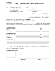 Form WVSP136A Challenge of Criminal History Record - West Virginia, Page 2