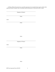 Form 4430-022 Trust Agreement for Use by Hazardous Waste Facilities - Wisconsin, Page 4