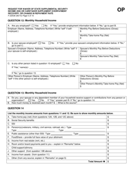 Form F-22539 Request for Waiver of State Supplemental Security Income (Ssi) or Caretaker Supplement Overpayment Recovery or Change in Repayment Rate - Wisconsin, Page 5
