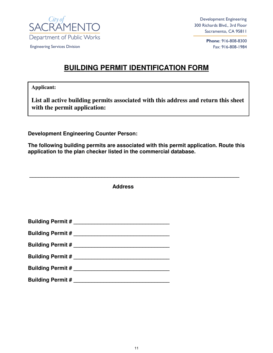 Driveway Permit Application - City of Sacramento, California, Page 11