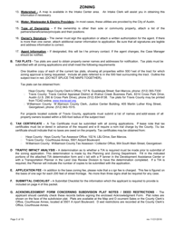 Application for Zoning - City of Austin, Texas, Page 5
