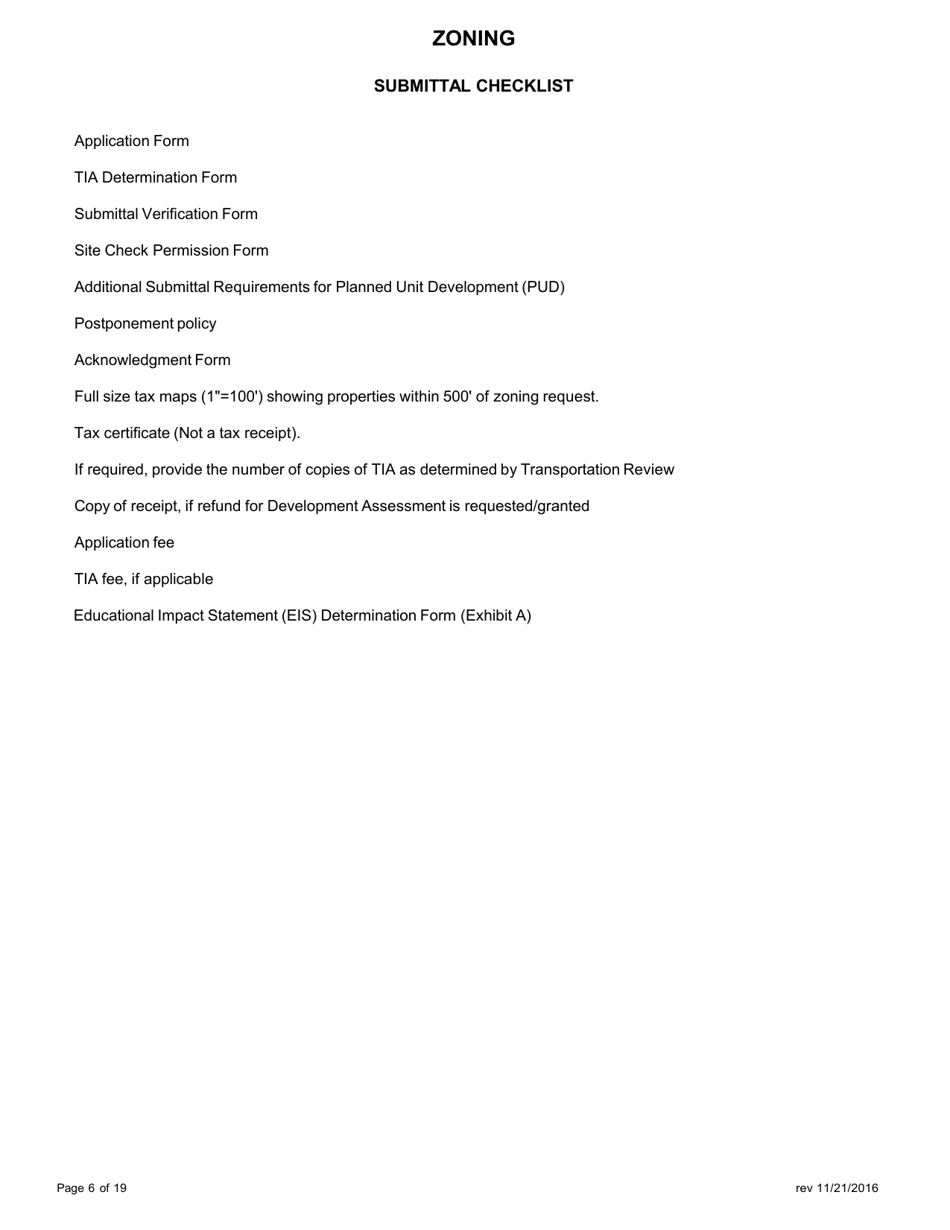 Application for Zoning - City of Austin, Texas, Page 6