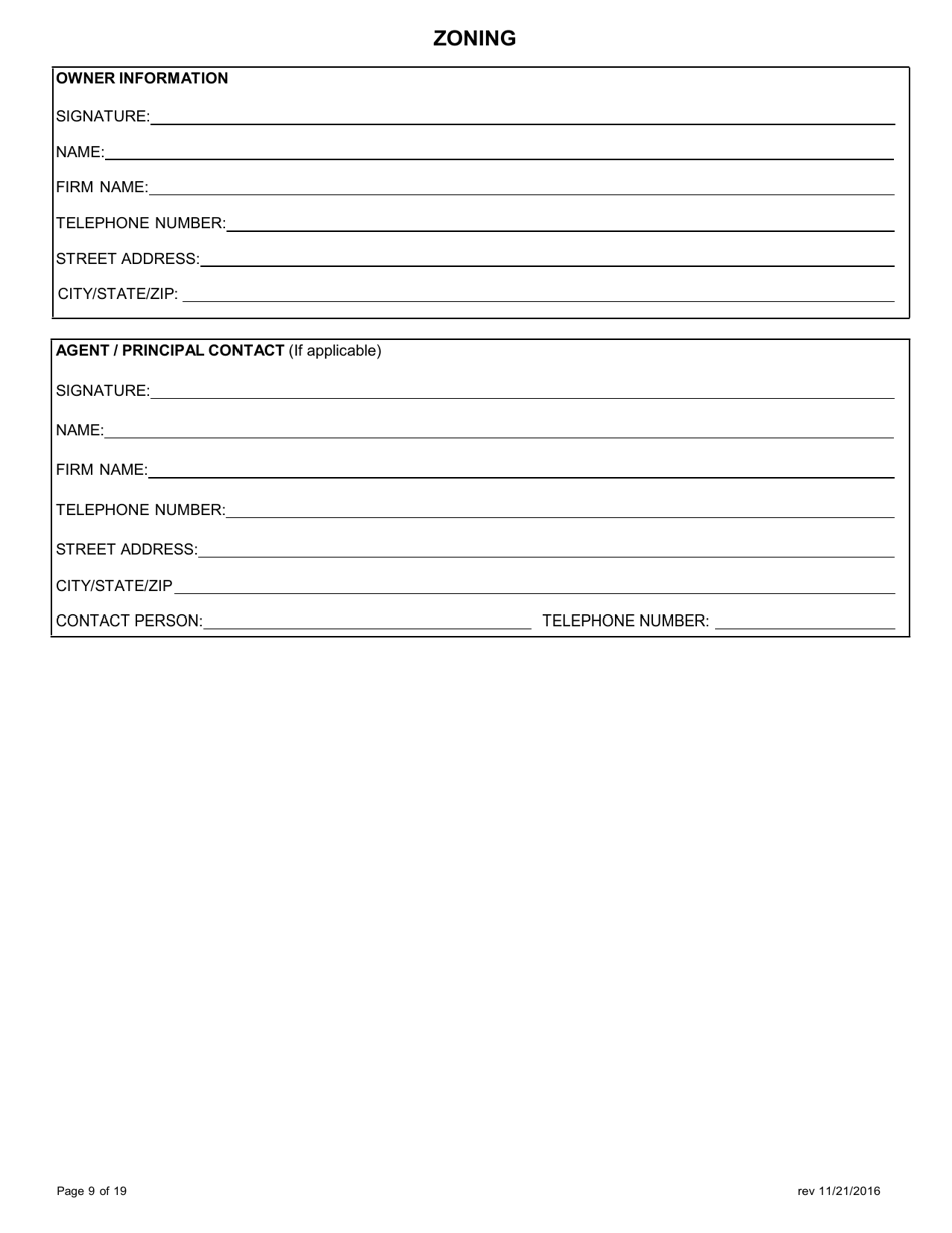Application for Zoning - City of Austin, Texas, Page 9