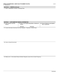 Form F-11096 Prior Authorization/Care Plan Attachment (Pa/CPA) - Wisconsin, Page 3