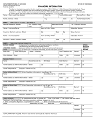 Document preview: Form F-80130 Financial Information - Wisconsin