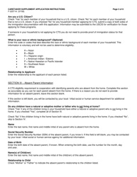 Instructions for Form F-22571 Caretaker Supplement Application - Wisconsin, Page 3