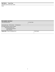 Form DCF-F-2742-E Child Care Authorization Worksheet - Wisconsin, Page 3