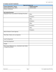 Tier I Qualified Facility Spcc Plan Template, Page 8