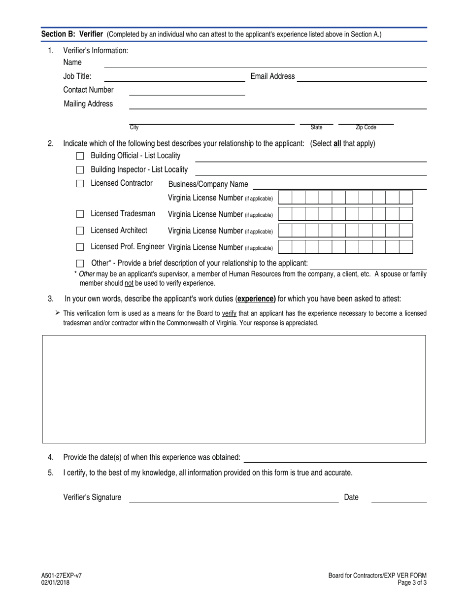 Form a 501 27exp fill out sign online and download fillable pdf