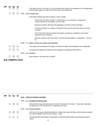 Form DCF-F-CFS0787 Child Foster Care Licensing Checklist - Wisconsin, Page 12