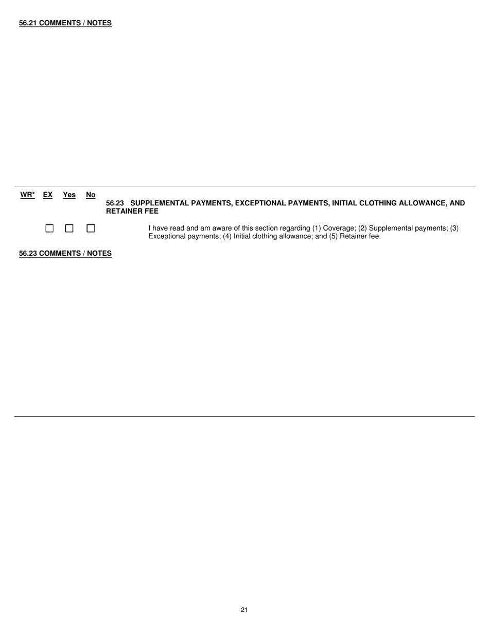 Form DCF-F-CFS0787 Child Foster Care Licensing Checklist - Wisconsin, Page 21