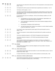 Form DCF-F-CFS0787 Child Foster Care Licensing Checklist - Wisconsin, Page 5