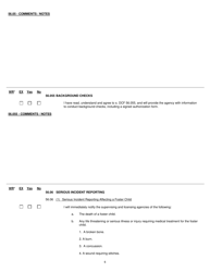 Form DCF-F-CFS0787 Child Foster Care Licensing Checklist - Wisconsin, Page 6