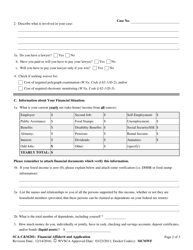 Form SCA-C&amp;M201 Financial Affidavit and Application: Eligibility for Waiver of Fees, Costs, or Security in a Civil or Domestic Case or for Costs Associated With Required Polygraph Examination or Electronic Monitoring - West Virginia, Page 2