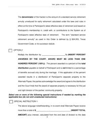 Trs Model Domestic Relations Order for Retiree - Texas, Page 5