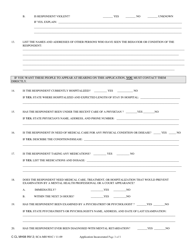 Form INV2 Application for Involuntary Custody for Mental Health Examination of Individual Incarcerated in a Jail, Prison, or Other Correctional Facility - West Virginia, Page 3