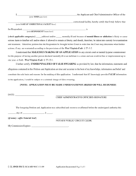 Form INV2 Application for Involuntary Custody for Mental Health Examination of Individual Incarcerated in a Jail, Prison, or Other Correctional Facility - West Virginia, Page 5