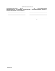 Petition for Payment of Claim Pursuant to D.c. Code, SEC. 20-909(A) and Order (For Estates of Decedents Dying on and After July 1, 1995 to August 26, 2001) - Washington, D.C., Page 2