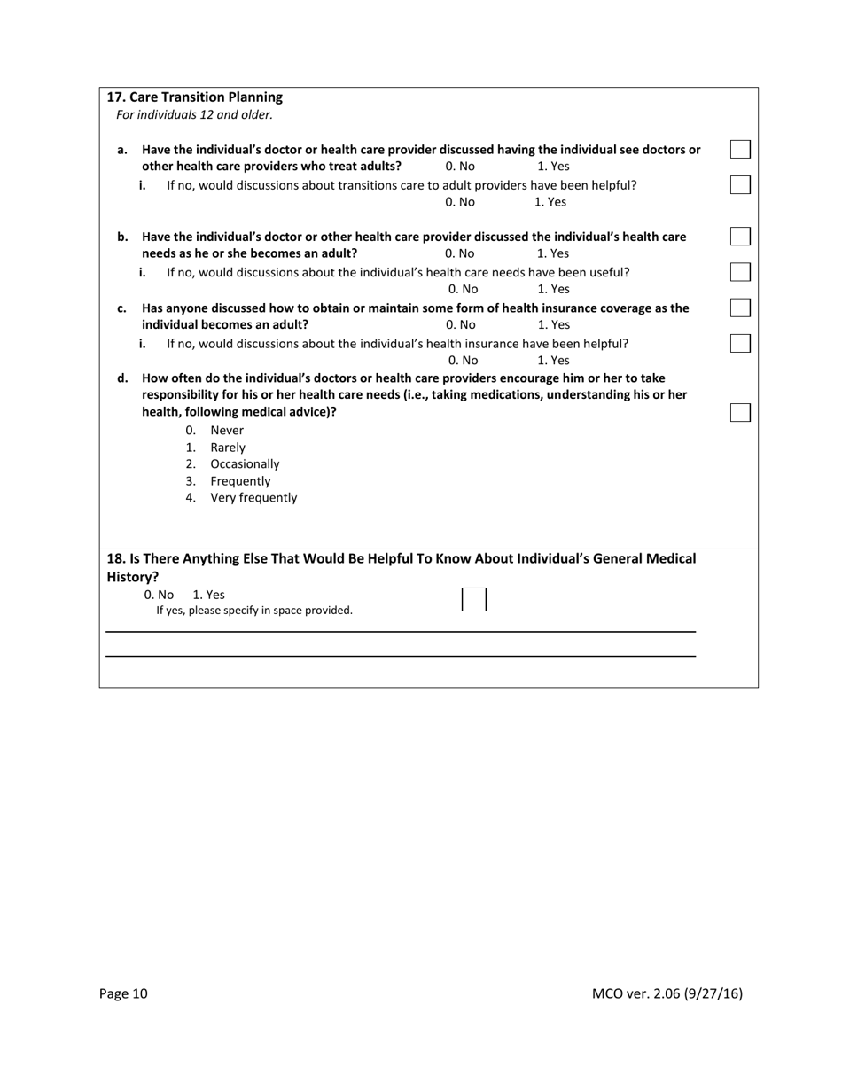 Star Kids Screening and Assessment Instrument - Texas, Page 10