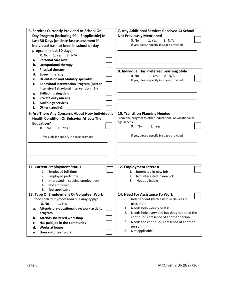 Star Kids Screening and Assessment Instrument - Texas, Page 5