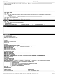 DOH Form 420-214 Tickborne Diseases Reporting Form (Excludes Lyme, Relapsing) - Washington, Page 4