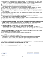 Form LASC FAM062 Parentage Judgment Reject Sheet (Family Law) - County of Los Angeles, California, Page 2