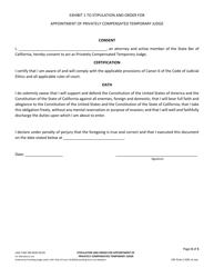 Form LASC FAM200 Stipulation and Order for Appointment of Privately Compensated Temporary Judge - County of Los Angeles, California, Page 4