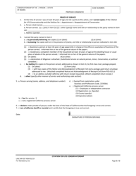 Form LASC MH037 Citation for Lps Conservatorship - County of Los Angeles, California, Page 2