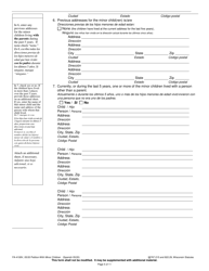 Form FA-4108V Petition With Minor Children - Wisconsin (English/Spanish), Page 5